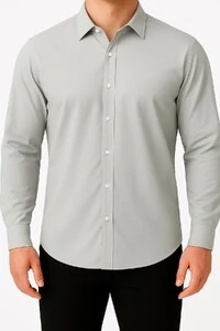Camisa social manga longa masculina Kwi