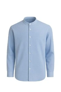 Camisa social masculina gola padre Zafferano
