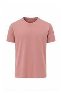 Camiseta masculina básica em malha gola careca Kwi