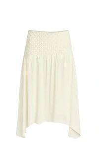 Saia midi com cós trabalhado Kwi