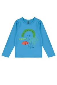 Conjunto camiseta malha uv fps+50 e short microfibra Up Baby