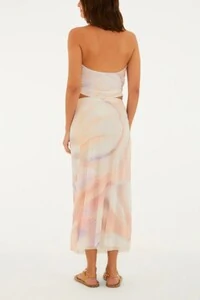 Saia midi tule maxi perola Farm