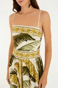 Vestido longo trancoso Farm