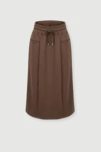 Saia midi de moletom neoprene Kwi