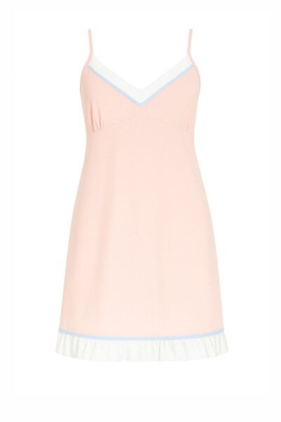 Foto Pijama Feminino Camisola alça rosa claro Kwi