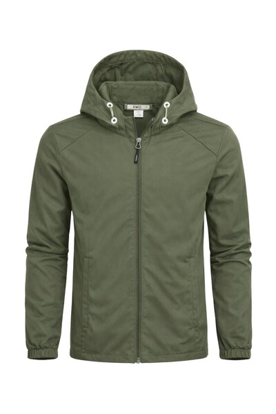 Foto Jaqueta esportiva masculina com capuz removível Kwi