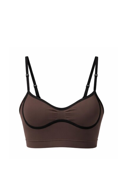 Foto Top viés pair fitness em poliamida Kwi