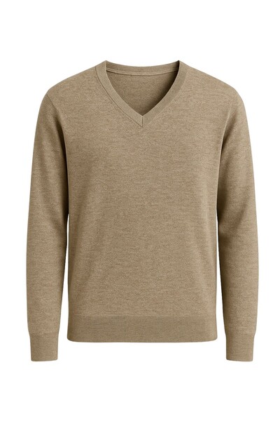 Foto Tricot gola v masculino Kwi
