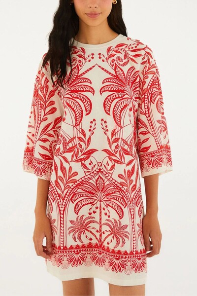 Foto Vestido tshirt big coqueiro de flor Farm