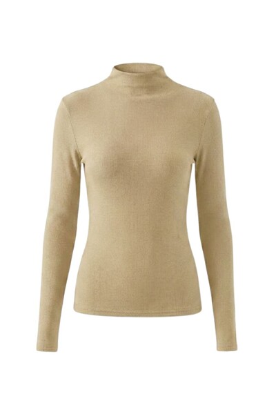 Foto Blusa feminina ml gola alta em malha Kwi