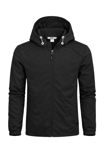 Foto Jaqueta esportiva masculina com capuz removível Kwi