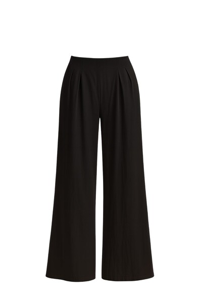 Foto Calça pantalona com pregas feminina Kwi