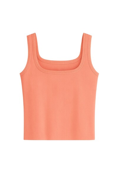 Foto Regata fresh decote quadrado tricot Kwi