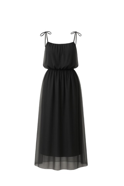 Foto Vestido midi de tule Kwi