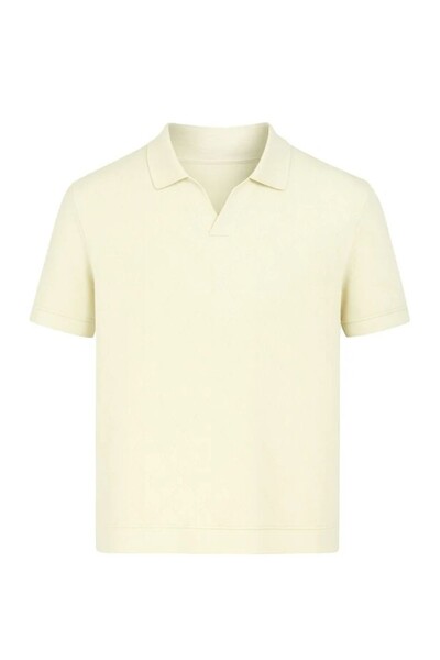 Foto Polo tricot com decote em v Kwi