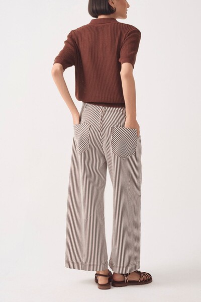 FotoCalça jeans listras terra Dress to