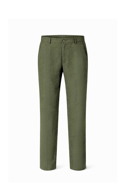 Foto Calça masculina 100% linho Kwi