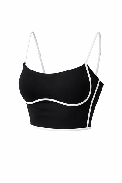Foto Top viés pair fitness em poliamida Kwi