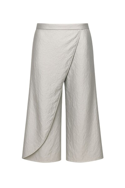 Foto Calça acetinada com sobreposição Kwi