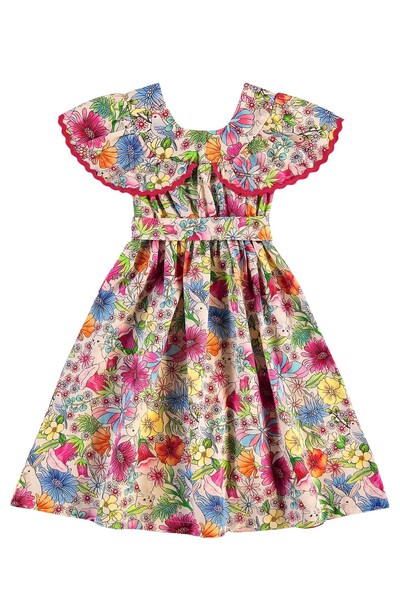 FotoVestido floral manga curta Up Baby