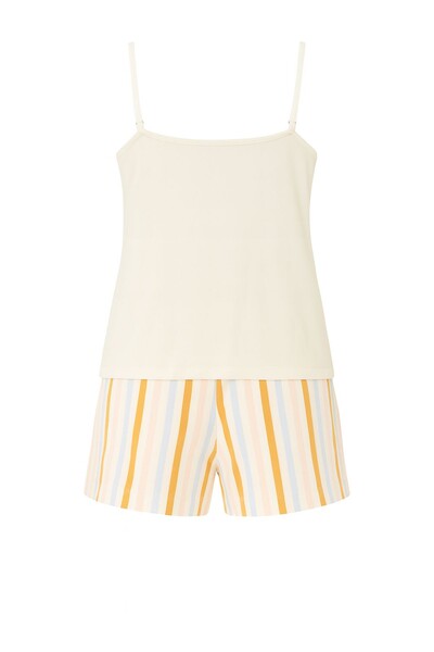 FotoPijama feminino Short doll alça listrado Kwi