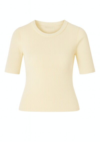 Foto Blusa feminina canelada manga princesa Kwi