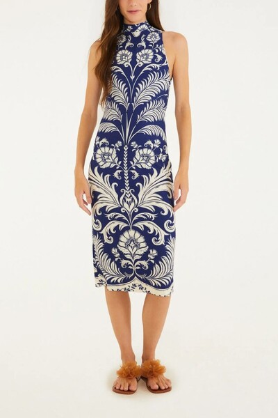 Foto Vestido midi santori Farm