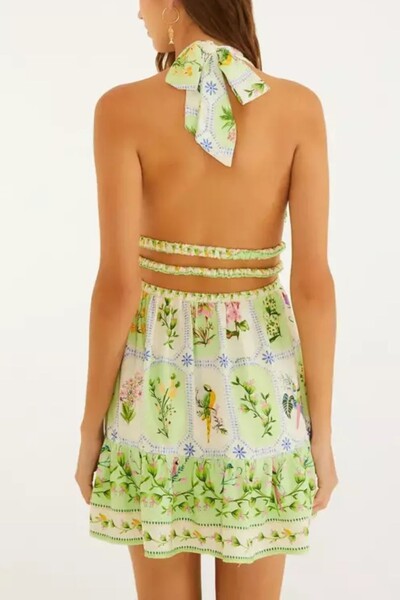 FotoVestido curto porcelana tropical Farm