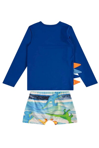 FotoConjunto camiseta e sunga boxer em malha uv fps+50 Up Baby