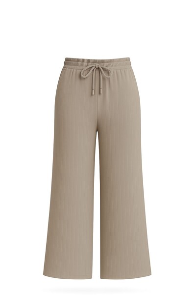 Foto Calça plus size com cordão em malha Kwi