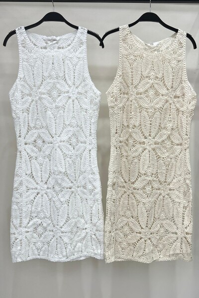 FotoVestido feminino mídi crochê Kwi