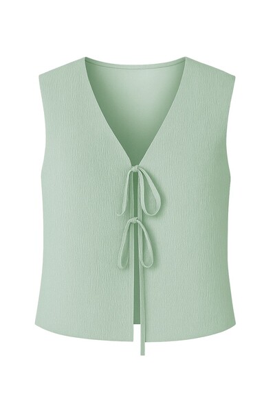 Foto Blusa feminina em crepe seersucker Kwi