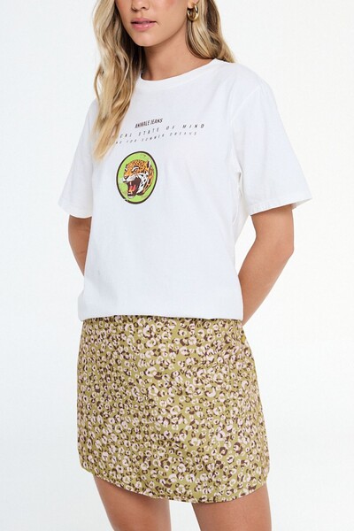 Foto Tshirt malha leopard Animale Jeans
