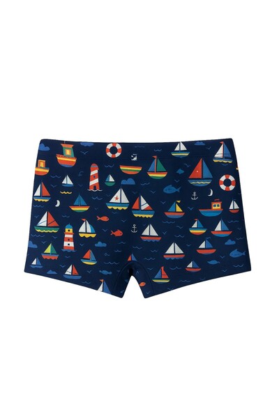 Foto Sunga infantil estampa barcos Kwi