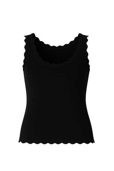 Foto Blusa regata retilínea ondas Kwi