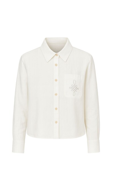 Foto Camisa com bolso feminina Kwi
