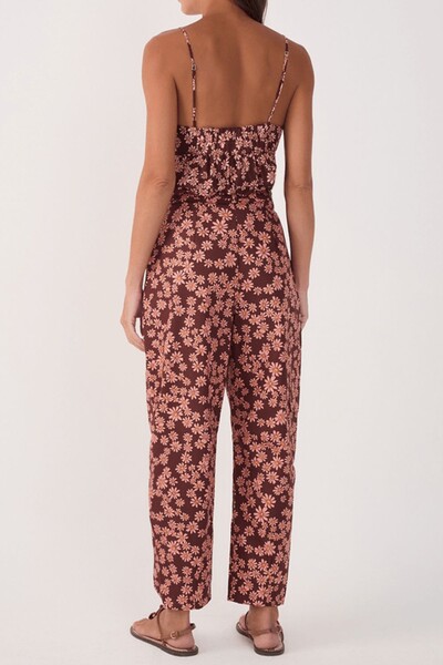 FotoCalça utilitária estampa margaridas rosa Dress to