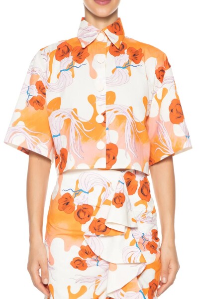 FotoCamisa curta aglio rosado Lo de Lui