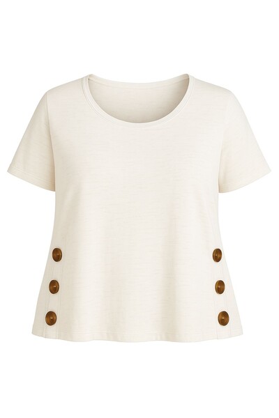 Foto Blusa c/ botões lateral Kwi