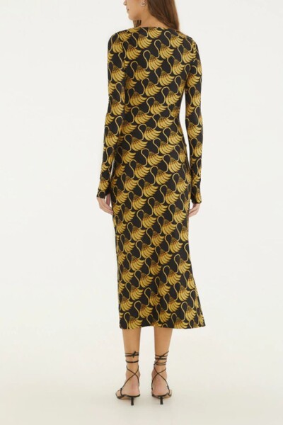 FotoVestido midi banana tassel mini Farm