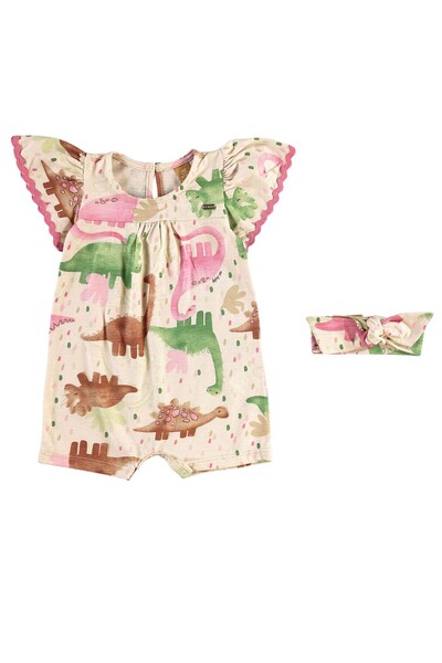 Foto Macaquinho com faixa em malha flame linho Up Baby