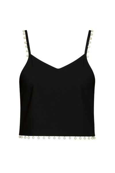 Foto Blusa alcinha com perola Kwi