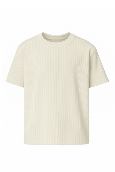 Foto Camiseta Texturizada gola careca Kwi