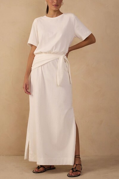 Foto Vestido t-shirt pareô Dress to