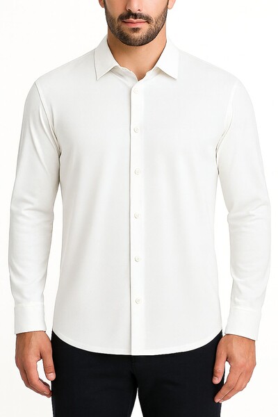Foto Camisa social ML masculina Kwi