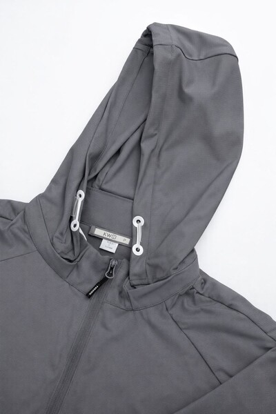 FotoJaqueta esportiva masculina com capuz removível Kwi