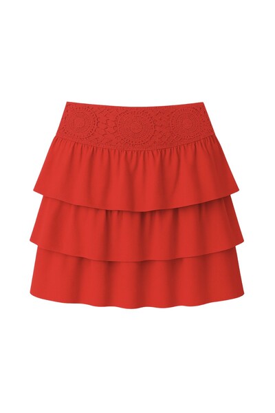 Foto Saia curta babado Kwi