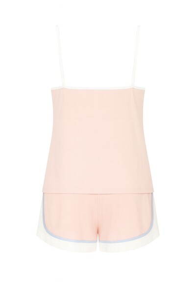 FotoPijama Feminino Short doll alça rosa claro Kwi