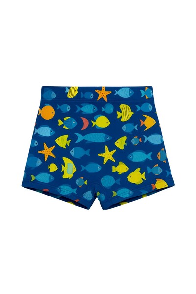 Foto Sunga infantil estampa peixe e estrela do mar Kwi