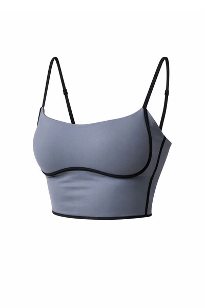 Foto Top viés pair fitness em poliamida Kwi